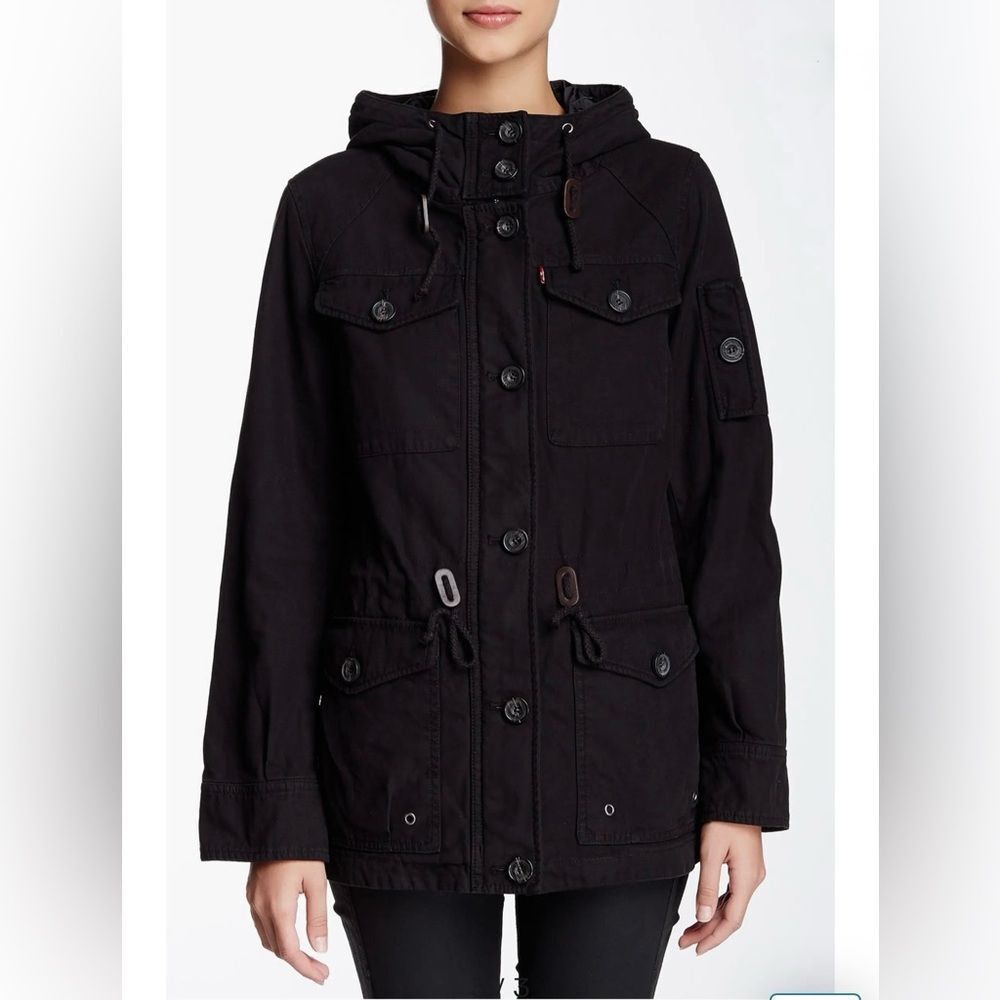 Levi’s Hooded Military Jacket N2 - Picture 3 of 11